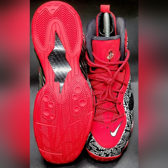 Nike Zoom Rookie "Penny's" Customized With Snakeskin Print Sz 9.5 Men NIB - Picture 6 of 8